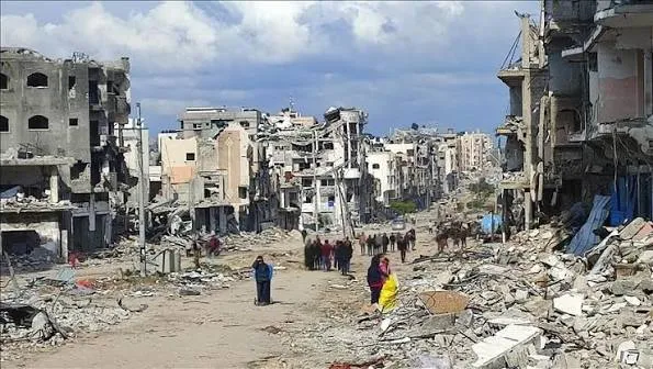 شهيد بنيران مسيرة للاحتلال في بلدة بني سهيلا جنوب قطاع غزة